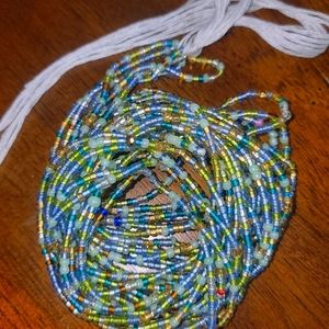 Beautiful Green/Blue Belly Chain waistbeads jewelry ✨️ Top quality